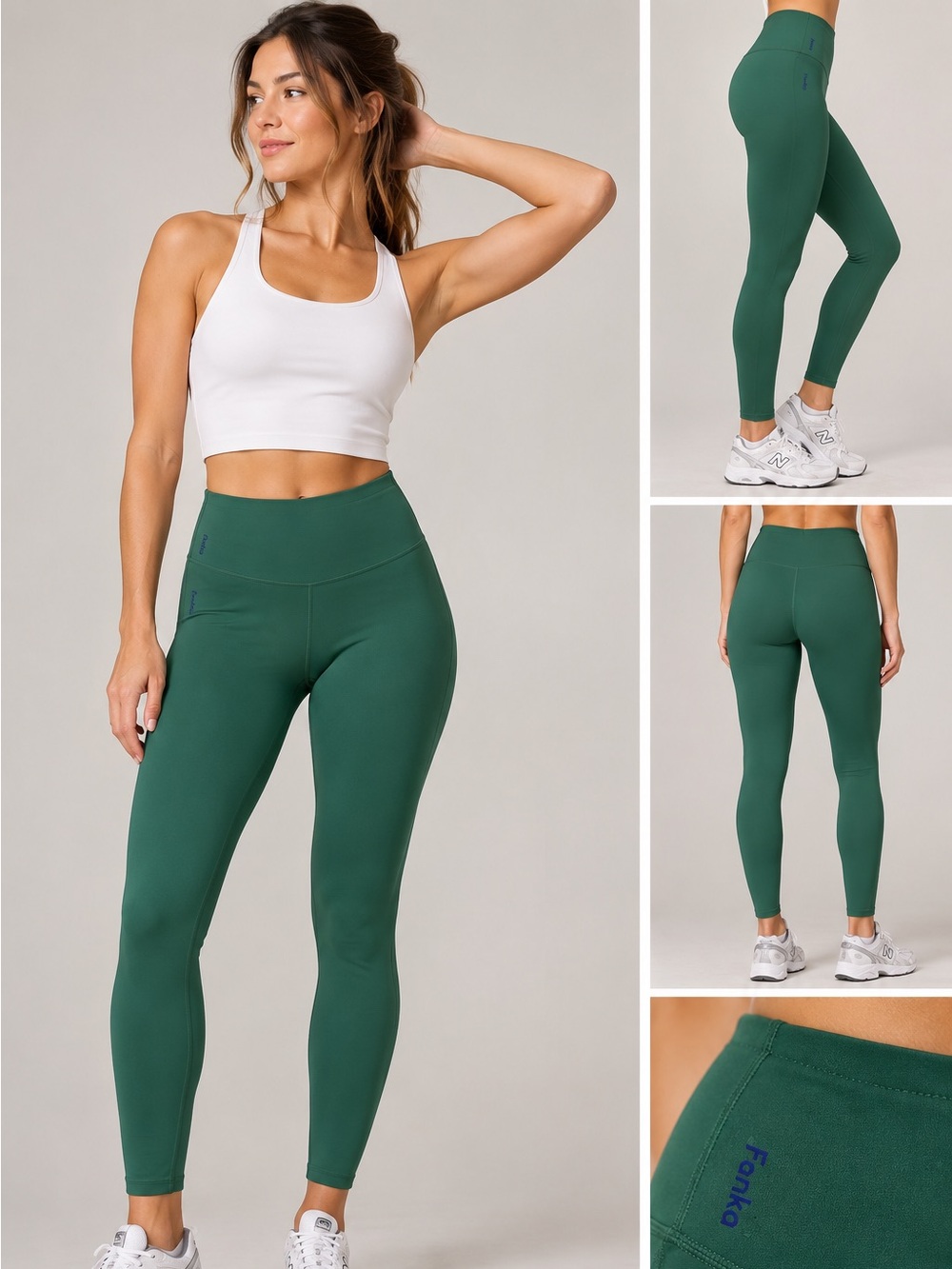 Fanka Compression Reversible Body Sculpt Leggings Green